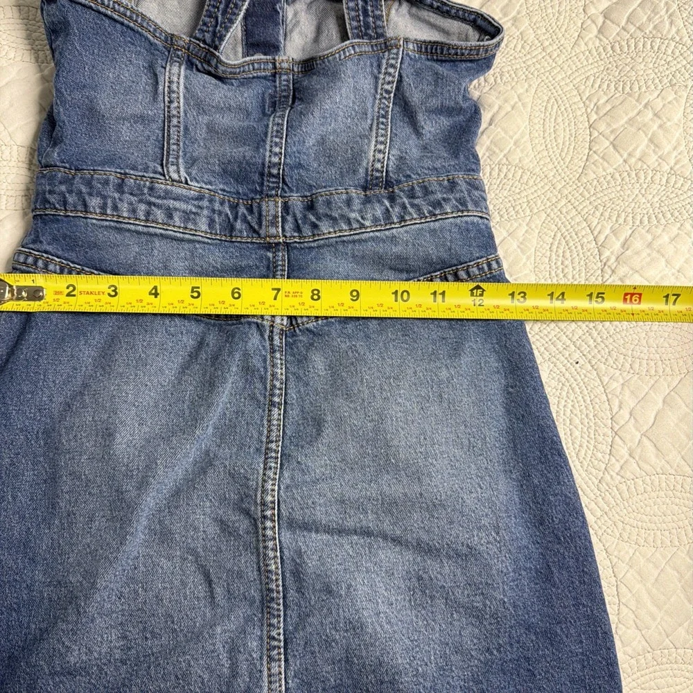 Gap Denim Girls Size Large Button up Tank Jean Dress